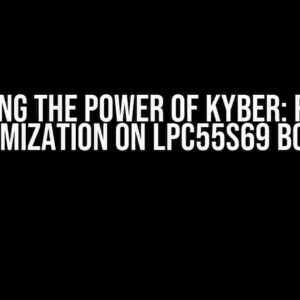 Unlocking the Power of Kyber: Run Time Optimization on LPC55s69 Board