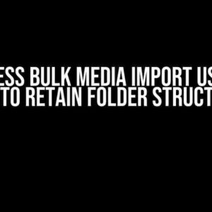 WordPress Bulk Media Import using CLI – How to Retain Folder Structure?